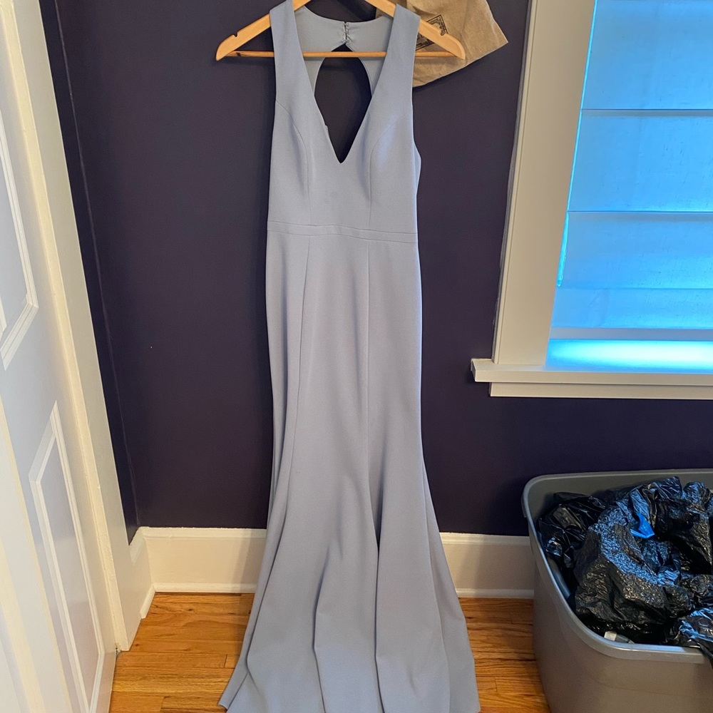 Azazie size 2 Dusty Blue